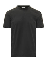 BURBERRY - T-shirt Girocollo con Nastro Spalla - Nero - LIDIASHOPPING® - Official Website