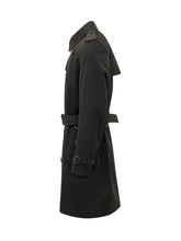BURBERRY - Kensington Belted Trench Coat - Black - LIDIASHOPPING® - Official Website