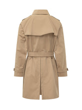 BURBERRY - Trench Kensington Doppiopetto con Cintura - Beige - LIDIASHOPPING® - Official Website