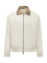 BURBERRY - Glenfields Zip Jacket - White - LIDIASHOPPING® - Official Website