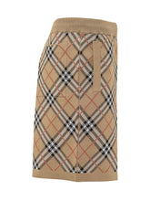 BURBERRY - Shorts Gawain con Motivo Check - Beige - LIDIASHOPPING® - Official Website