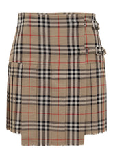 BURBERRY - Zoe Gonna Mini Check - Beige - LIDIASHOPPING® - Official Website