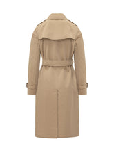 BURBERRY - Kensington Trench Lungo con Cintura - Beige - LIDIASHOPPING® - Official Website