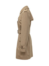 BURBERRY - Double Breasted Belted Trench Coat - Beige - LIDIASHOPPING® - Official Website