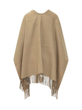 BURBERRY - Mantella Check con Frange - Beige - LIDIASHOPPING® - Official Website