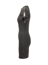 BURBERRY - Abito Tatiana Aderente a Coste - Nero - LIDIASHOPPING® - Official Website