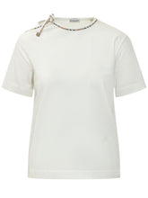 BURBERRY - Frankie Bow T-shirt con Laccetti - Bianco - LIDIASHOPPING® - Official Website