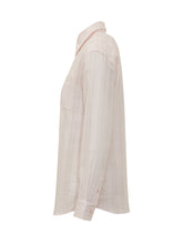 BURBERRY - Camicia Emma a Quadri con Ricamo Logo - Rosa - LIDIASHOPPING® - Official Website