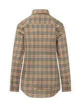 BURBERRY - Emma Camicia Check con Colletto - Beige - LIDIASHOPPING® - Official Website