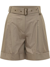 BURBERRY - Belted Tailored Shorts - Beige - LIDIASHOPPING® - Official Website