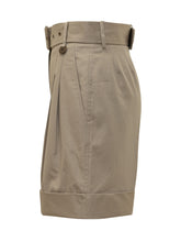 BURBERRY - Belted Tailored Shorts - Beige - LIDIASHOPPING® - Official Website