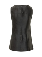 LOULOU DE SAISON - Top Drappeggiato Asimmetrico - Nero - LIDIASHOPPING® - Official Website