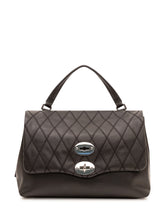 ZANELLATO - Postina Trame S with Quilted Flap - Black - LIDIASHOPPING® - Official Website