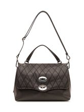 ZANELLATO - Postina Trame S with Quilted Flap - Black - LIDIASHOPPING® - Official Website