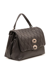 ZANELLATO - Postina Trame S with Quilted Flap - Black - LIDIASHOPPING® - Official Website