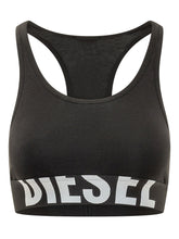 DIESEL - Bralette con Logo - Nero - LIDIASHOPPING® - Official Website