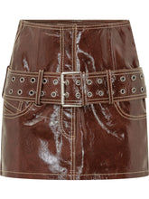 DIESEL - Minigonna Evant con Cintura - Marrone - LIDIASHOPPING® - Official Website