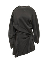 DIESEL - Ranya Short Draped Dress - Black - LIDIASHOPPING® - Official Website