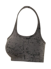 DIESEL - Reggiseno Sportivo Hella con Stampa Astratta - Nero - LIDIASHOPPING® - Official Website