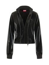 DIESEL - Felpa Rosy con Zip - Nero - LIDIASHOPPING® - Official Website