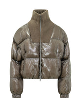 DIESEL - Warrior Padded Jacket with High Collar - Green - LIDIASHOPPING® - Official Website