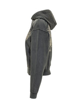 DIESEL - Felpa Phoeny con Cappuccio - Nero - LIDIASHOPPING® - Official Website
