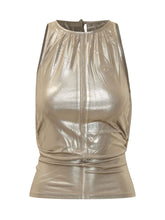 DIESEL - Top Dyvyny con Arricciatura - Oro - LIDIASHOPPING® - Official Website