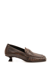 DIESEL - D Amber Mocassino con Tacco - Nero - LIDIASHOPPING® - Official Website