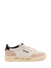 AUTRY - Sneaker Medalist Low con Scritta sulla Suola - Bianco - LIDIASHOPPING® - Official Website
