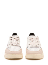 AUTRY - Sneaker Medalist Low con Scritta sulla Suola - Bianco - LIDIASHOPPING® - Official Website