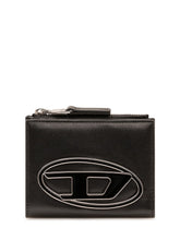 DIESEL - 1DR Portafoglio Bifold con Zip - Nero - LIDIASHOPPING® - Official Website