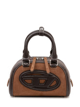 DIESEL - Borsa Dome con Doppi Manici - Marrone - LIDIASHOPPING® - Official Website