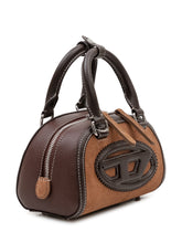 DIESEL - Borsa Dome con Doppi Manici - Marrone - LIDIASHOPPING® - Official Website