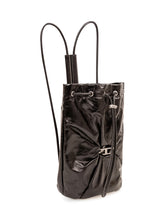DIESEL - Zaino Scrunch - Nero - LIDIASHOPPING® - Official Website