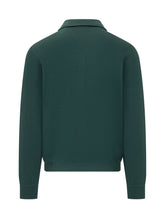 AUTRY - Jacket with Shirt Collar and Side Stripes - Green - LIDIASHOPPING® - Official Website