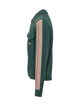 AUTRY - Giacca con Collo a Camicia e Bande Laterali - Verde - LIDIASHOPPING® - Official Website