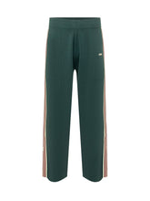 AUTRY - Wide Leg Pants with Side Stripes - Green - LIDIASHOPPING® - Official Website