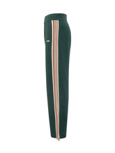 AUTRY - Wide Leg Pants with Side Stripes - Green - LIDIASHOPPING® - Official Website