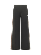AUTRY - Pantaloni Palazzo con Bande Laterali - Nero - LIDIASHOPPING® - Official Website