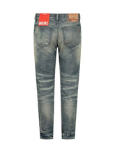 DIESEL - Jeans 2019 D Strukt a Gamba Dritta - Blu - LIDIASHOPPING® - Official Website