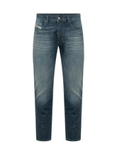 DIESEL - Straight Leg Jeans with Faded Effect - Blue - LIDIASHOPPING® - Official Website
