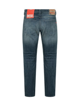 DIESEL - Straight Leg Jeans with Faded Effect - Blue - LIDIASHOPPING® - Official Website