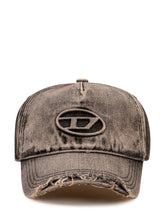DIESEL - Cappello Baseball con Logo Ricamato - Nero - LIDIASHOPPING® - Official Website
