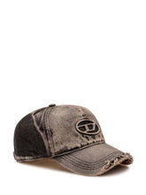 DIESEL - Cappello Baseball con Logo Ricamato - Nero - LIDIASHOPPING® - Official Website