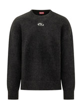 DIESEL - K Areeso Sweater with Patch Pocket - Black - LIDIASHOPPING® - Official Website