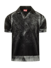 DIESEL - Polo a Maniche Corte con Colletto - Nero - LIDIASHOPPING® - Official Website