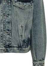 DIESEL - Giacca Effetto Denim con Patch - Blu - LIDIASHOPPING® - Official Website