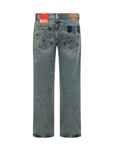 DIESEL - Jeans 1985 Larkee a Gamba Dritta - Blu - LIDIASHOPPING® - Official Website