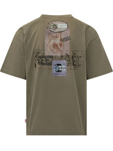 DIESEL - T-shirt T Boxt con Stampa Grafica - Verde - LIDIASHOPPING® - Official Website
