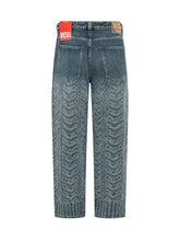 DIESEL - 2024 D Macs Graphic Jeans - Blue - LIDIASHOPPING® - Official Website
